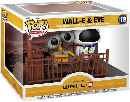 Funko POP Moment: Wall-E- Wall-E & Eve Multicolor 57653
