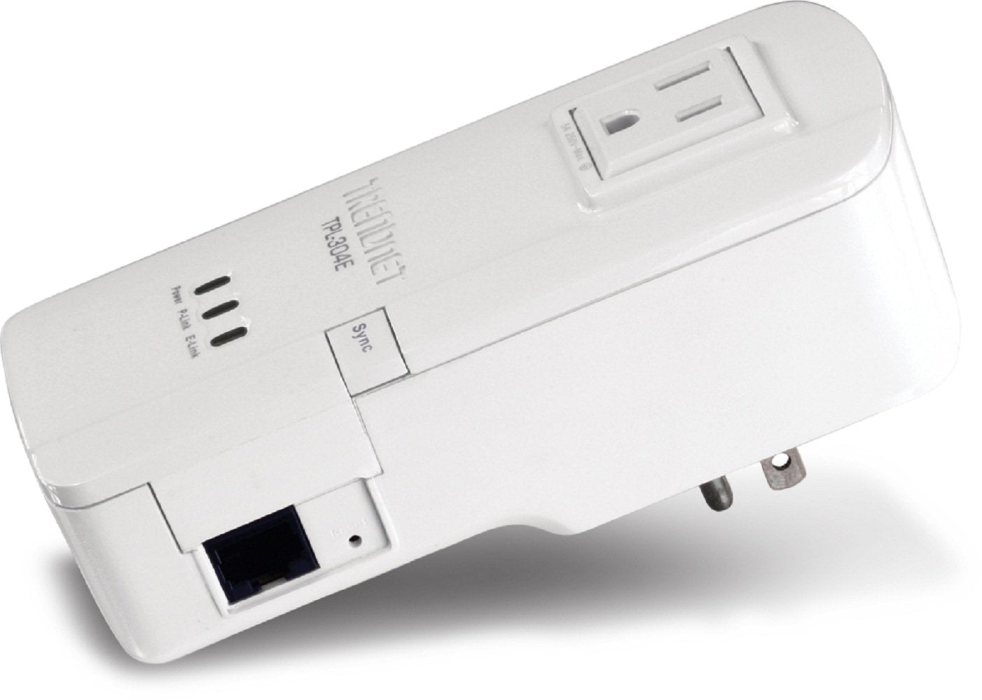 TRENDnet 200 Mbps Powerline with Bonus Outlet (White)