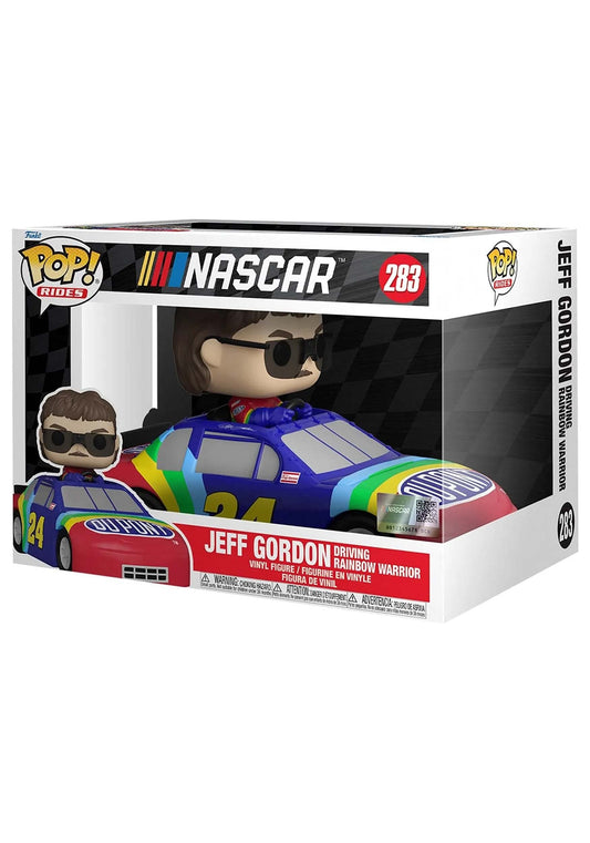 Funko Pop! Ride Super Deluxe NASCAR: Jeff Gordon (Rainbow Warriors), Multicolor, 59238