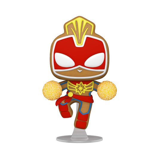 Funko Pop! Marvel: Gingerbread Captain Marvel Multicolor 50661