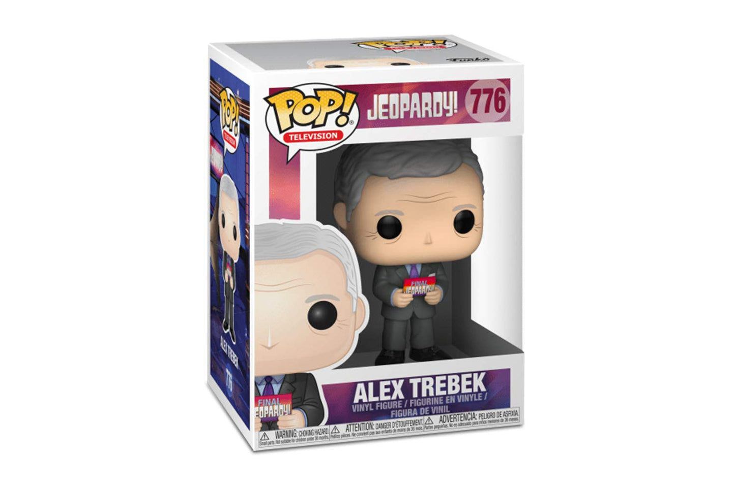 Funko 38598 Pop! TV: Jeopardy - Alex Trebek (Styles May Vary), Multicolor