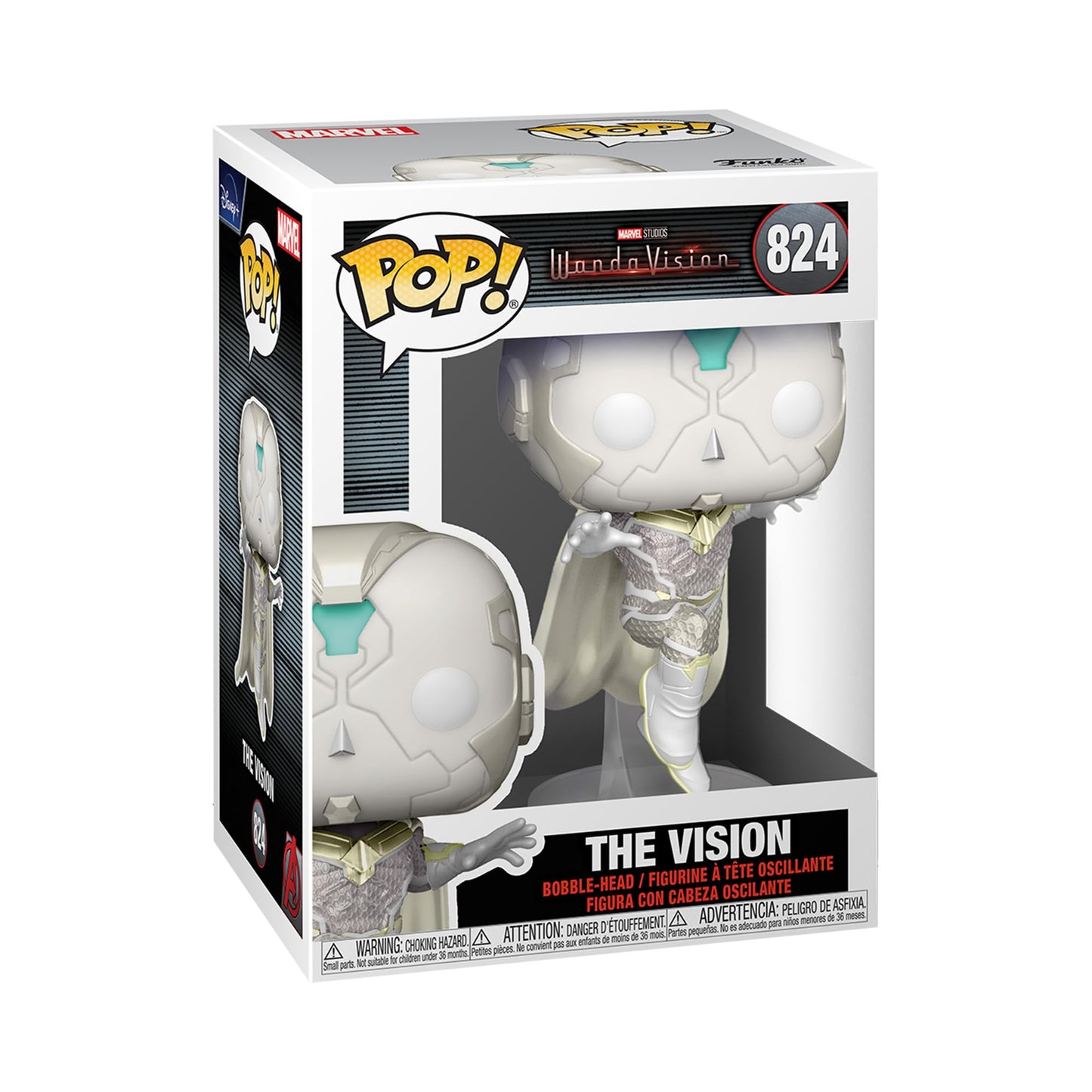 Funko Pop! Marvel: Wandavision - The Vision (Finale), Multicolor (54324)