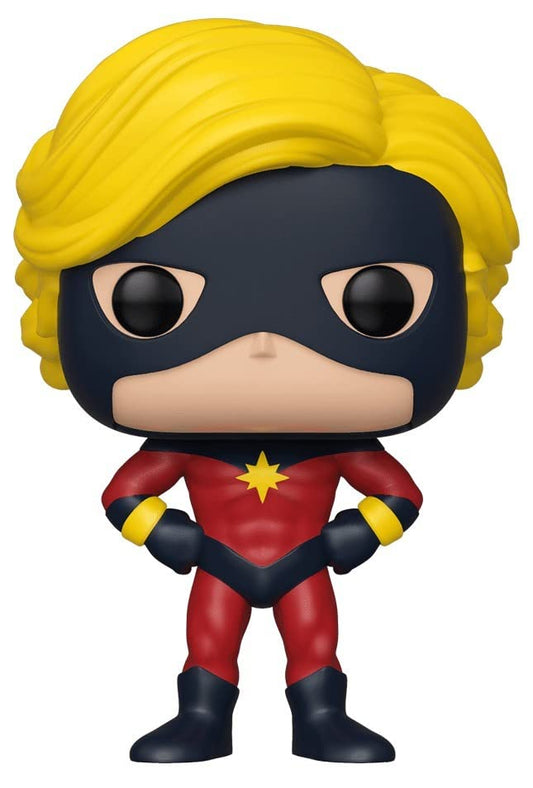 Marvel 80TH - POP Funko Vinyl Figure 526 Captain (MAR-Vell) NYCC 2019 Convention Exclusives