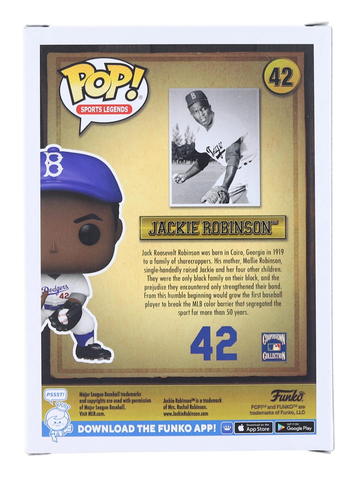 Funko Pop! Icons: Jackie Robinson (Styles May Vary with Chance of Bronze Chase)