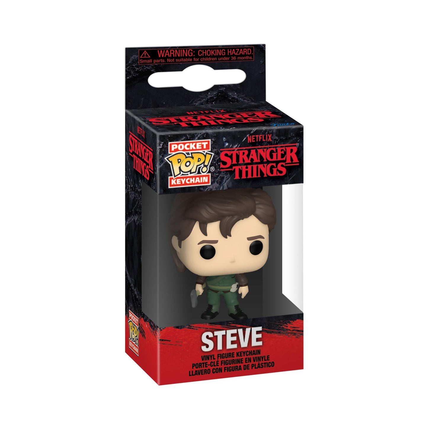 Funko Pop! Keychain: Stranger Things - Hunter Steve, Multicolor (65630)