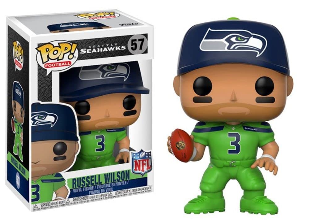 Funko POP NFL: Russell Wilson (Seahawks Color Rush) Collectible Figure