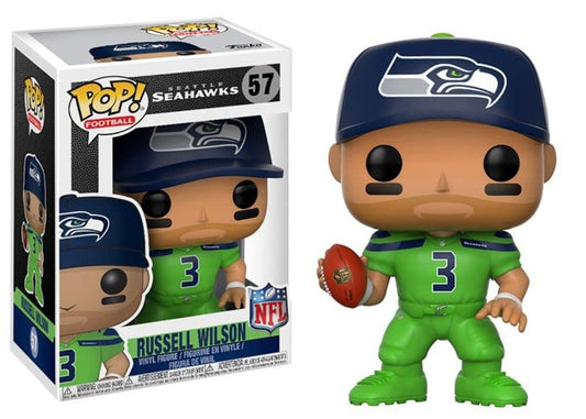 Funko POP NFL: Russell Wilson (Seahawks Color Rush) Collectible Figure