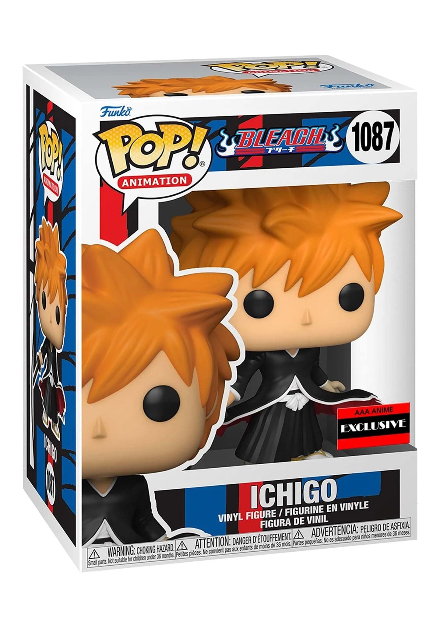 Bleach Ichigo Bankai Tensa Zangetsu Pop! Vinyl Figure - AAA Anime Exclusive
