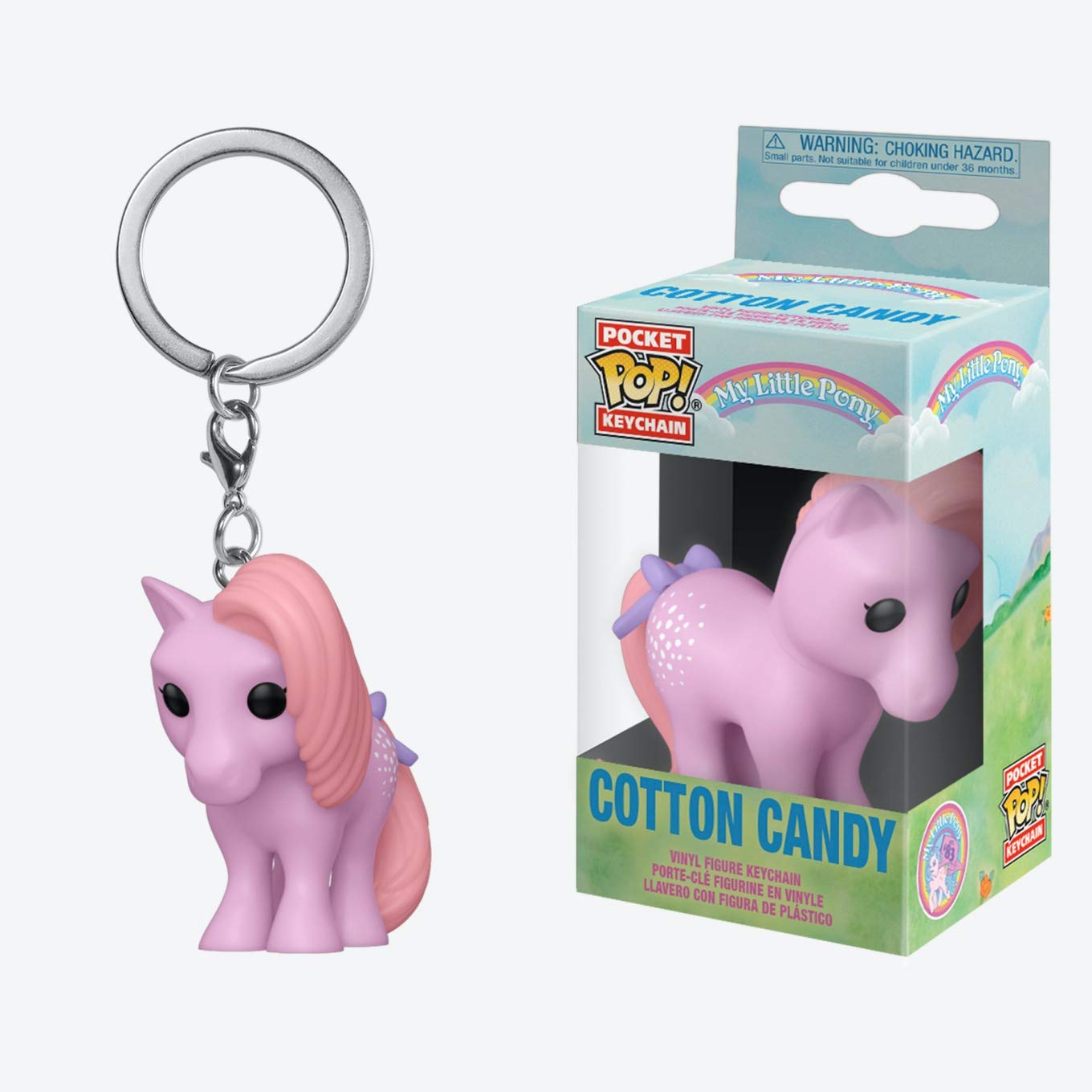 Funko - Porte Clé My Little Pony - Cotton Candy Pocket Pop 4cm - 0889698543095