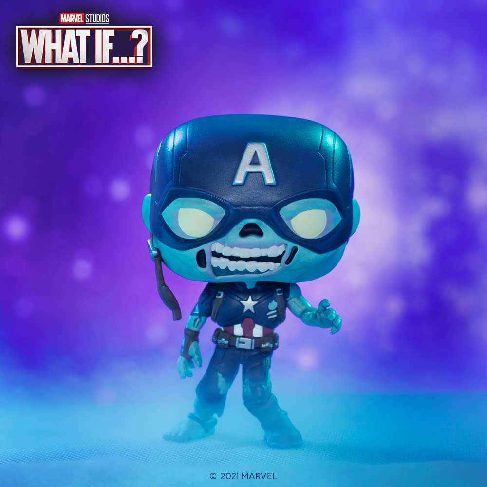 Funko Pop! Marvel: What If? - Zombie Captain America Multicolor 57375