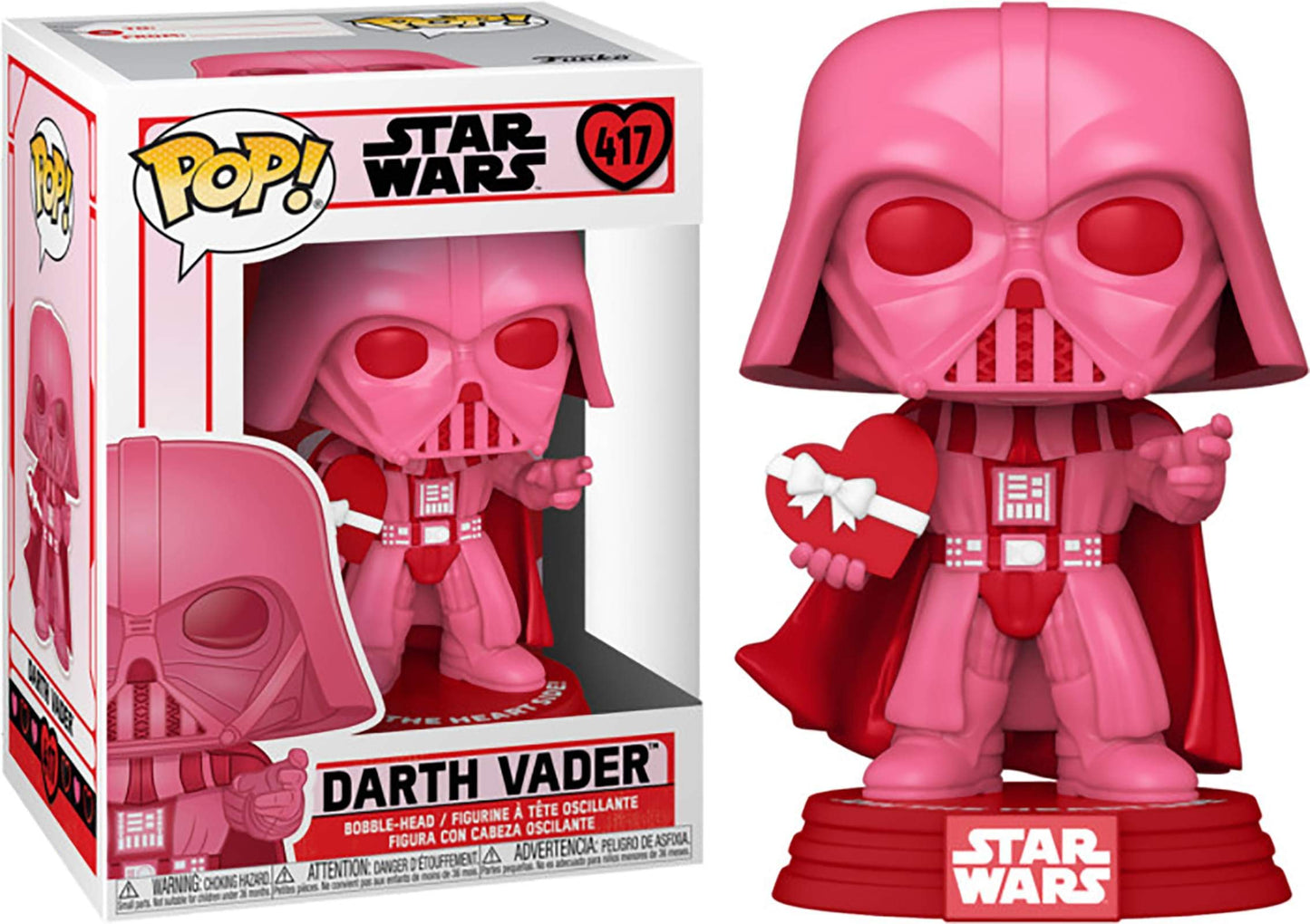 Funko Pop! Star Wars: Valentines - Vader with Heart