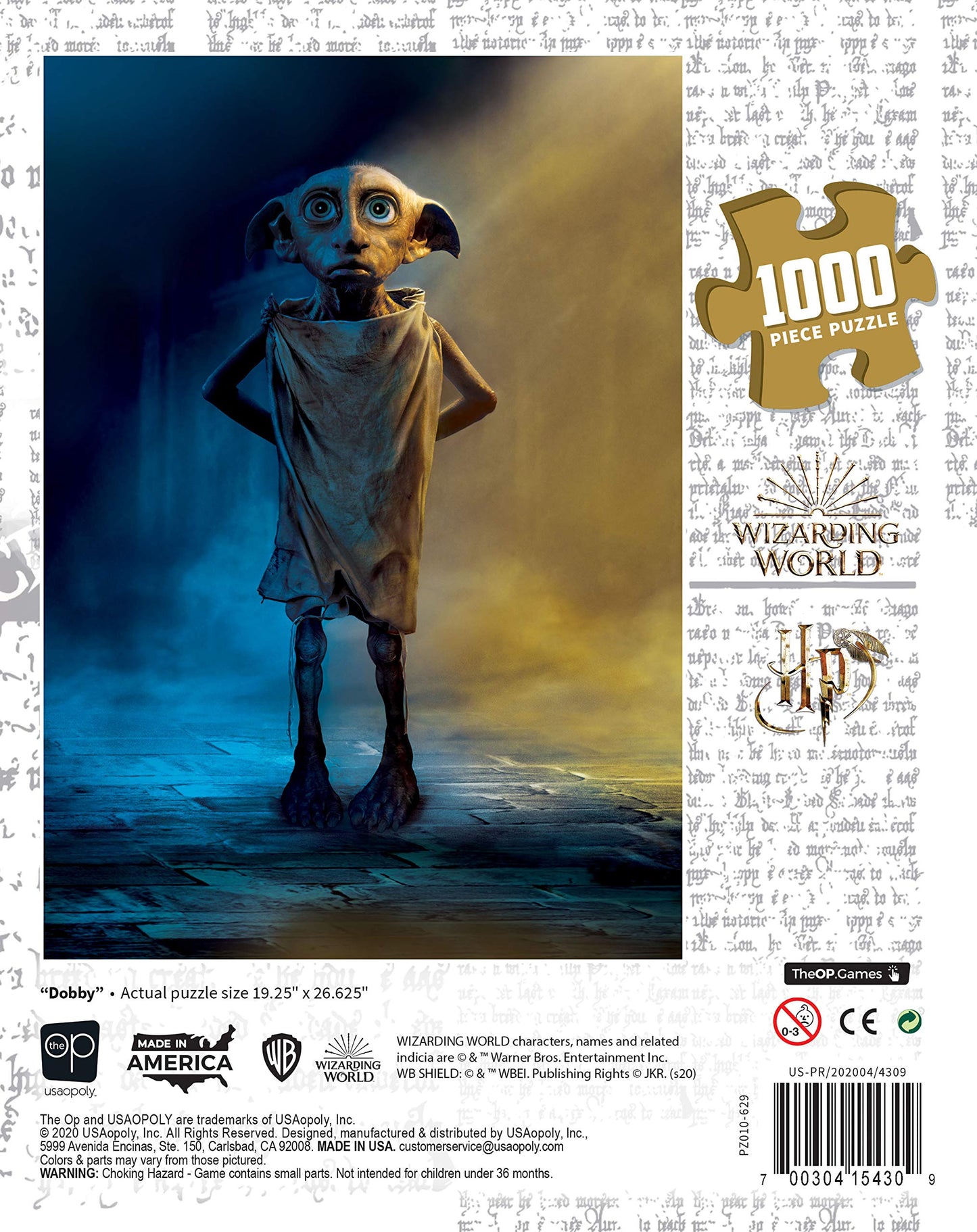 USAOPOLY Harry Potter Dobby 1,000-Piece Puzzle
