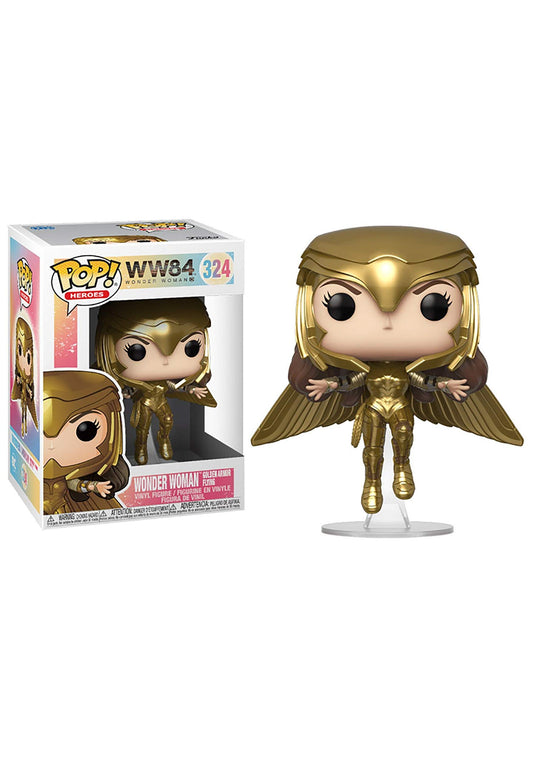 Funko Pop! Movies: Wonder Woman 1984 - Wonder Woman Gold Flying (Metallic)