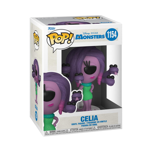 Funko POP Disney: Monsters Inc 20th- Celia, Multicolor