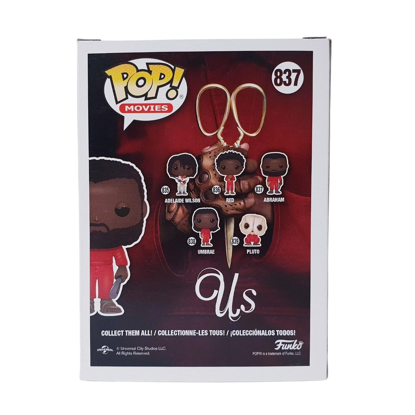 Pop Us Abraham with Bat Vinyl Figure