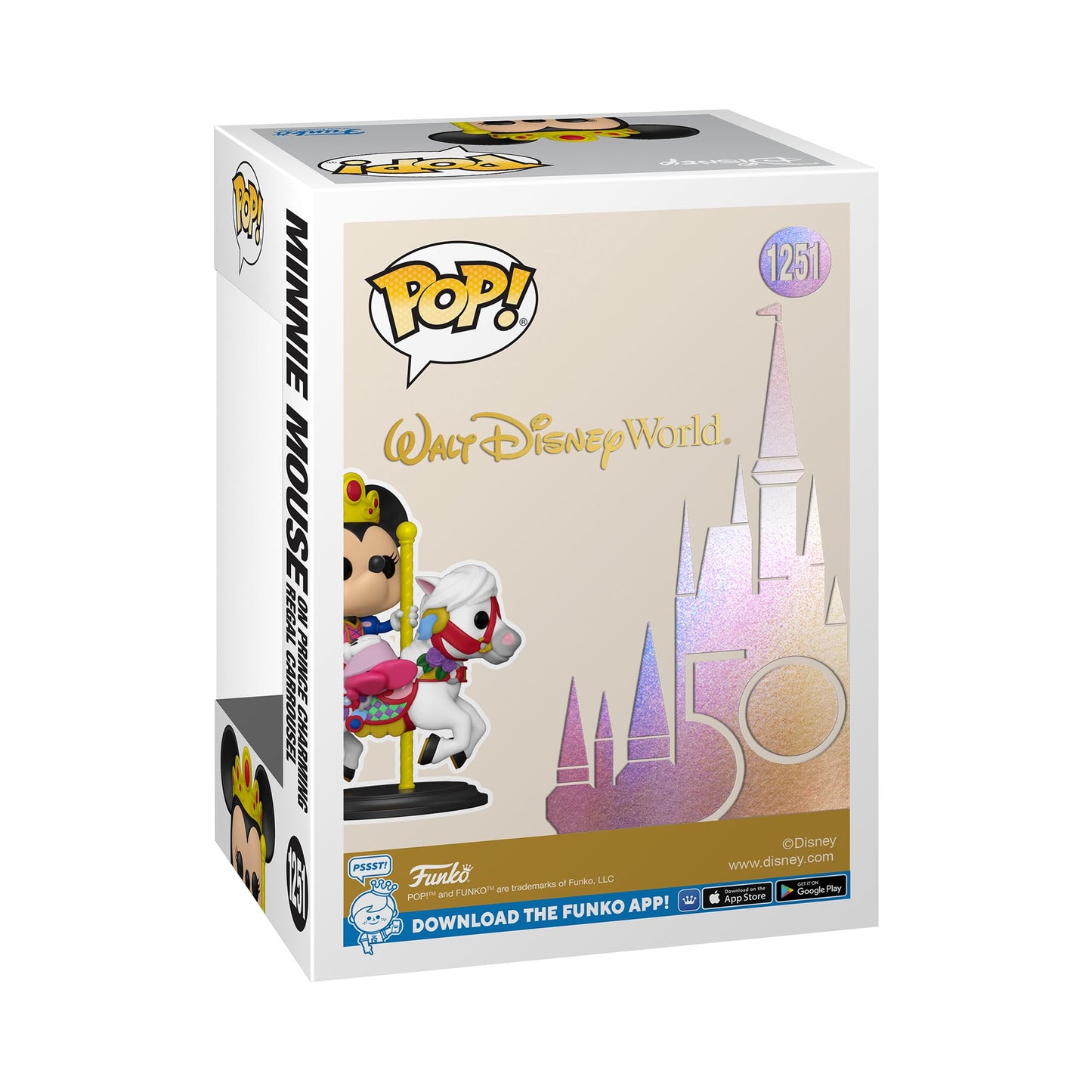 Funko Pop! Disney: Walt Disney World 50th Anniversary - Minnie Carrousel, Multicolor (65718)