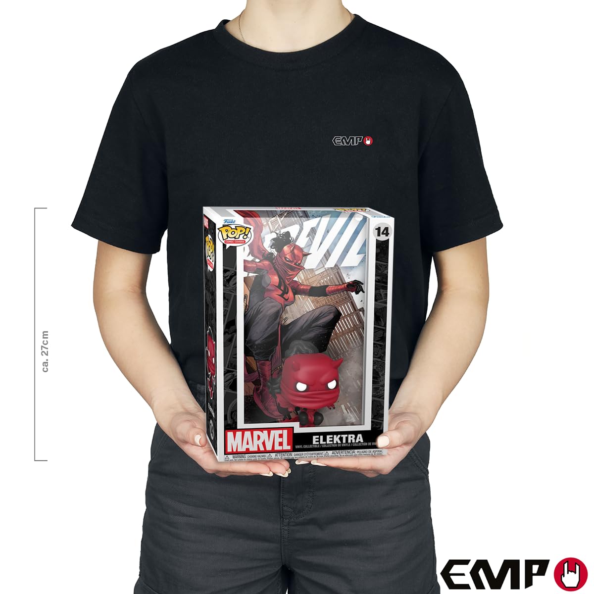 Funko Pop| Comic Cover Marvel: Daredevil - Elektra, Multicolor, 65742