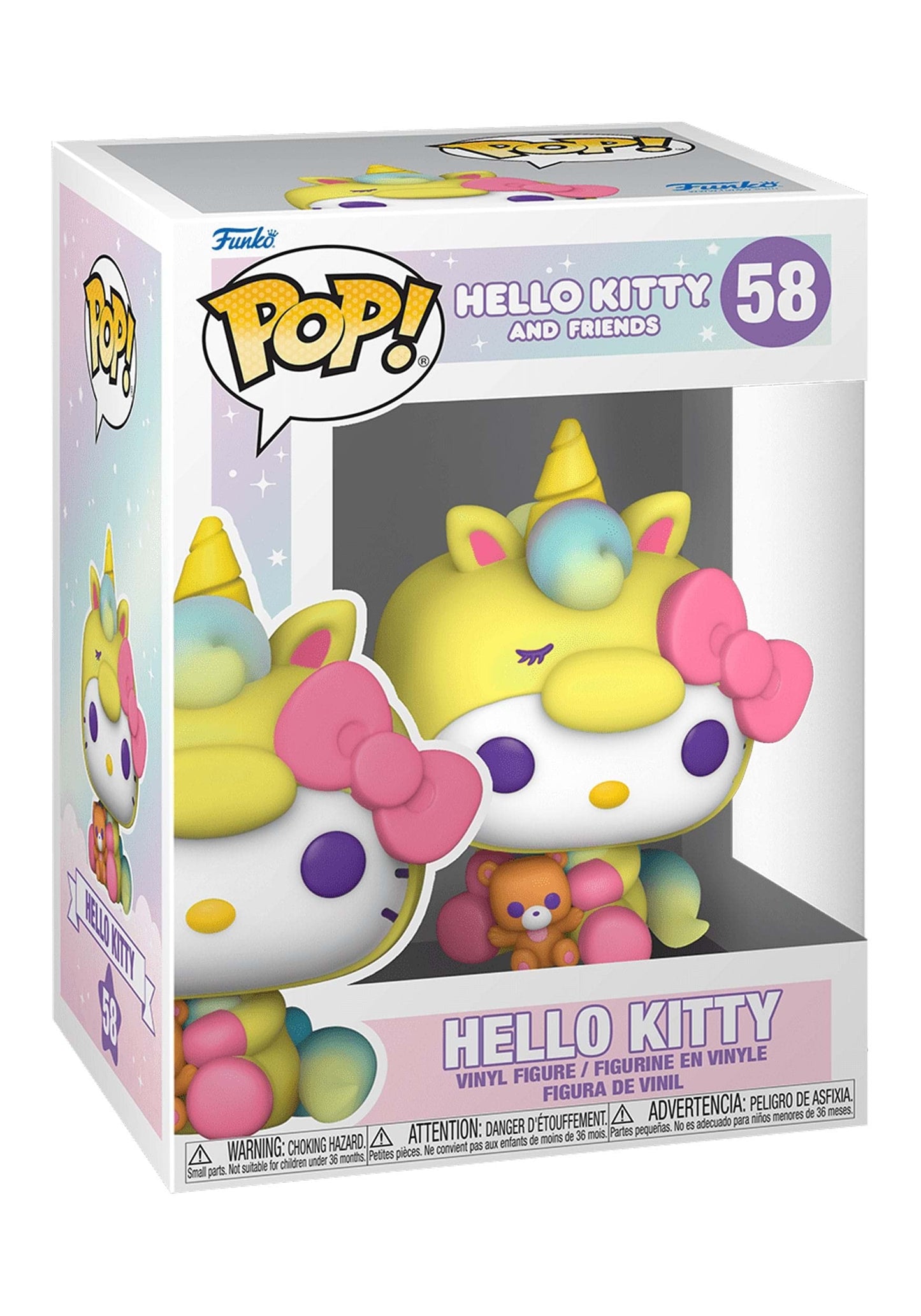 Funko Pop! Animation: Sanrio: Hello Kitty - Hello Kitty Unicorn Party, Multicolor (65749)