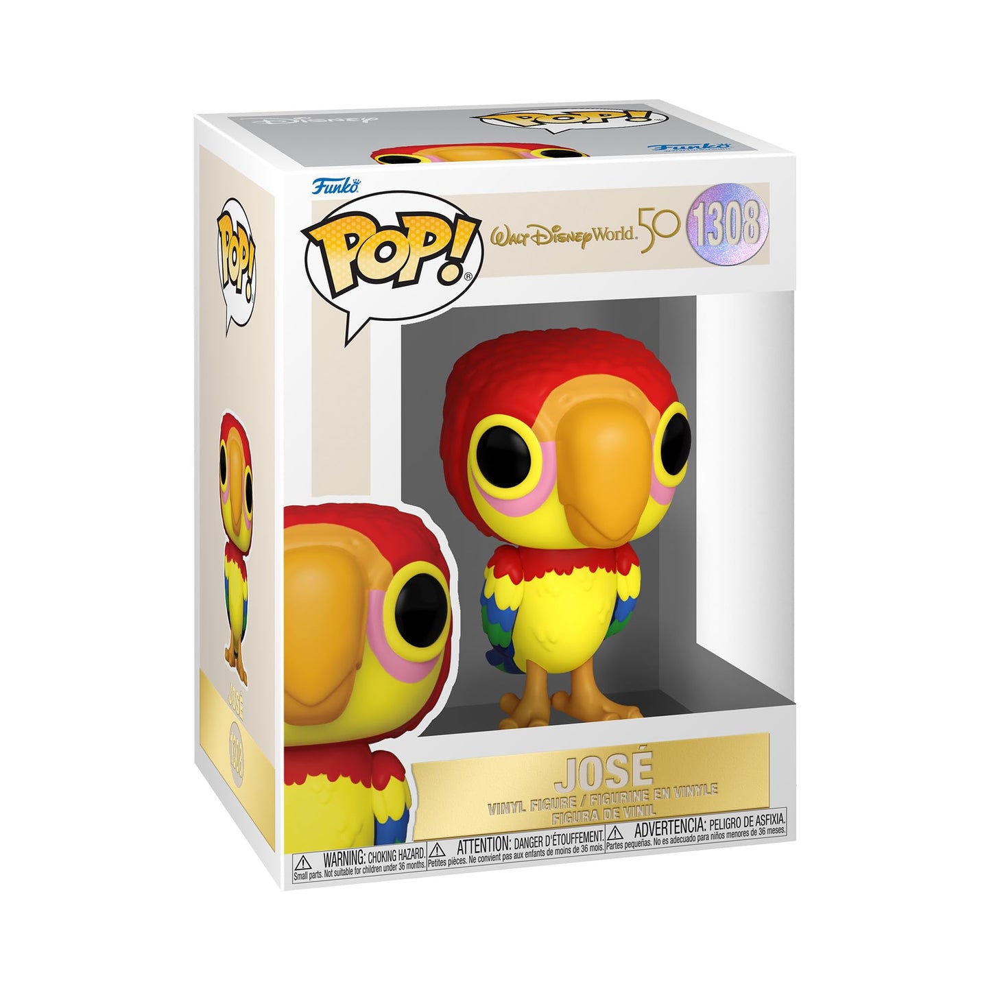 Funko Pop! Disney: Walt Disney World 50th Anniversary - Parrot JosÃ©, Multicolor (65717)