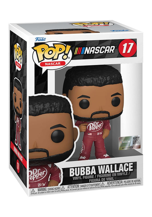 Funko Pop! NASCAR: Bubba Wallace, Multicolor, 59235