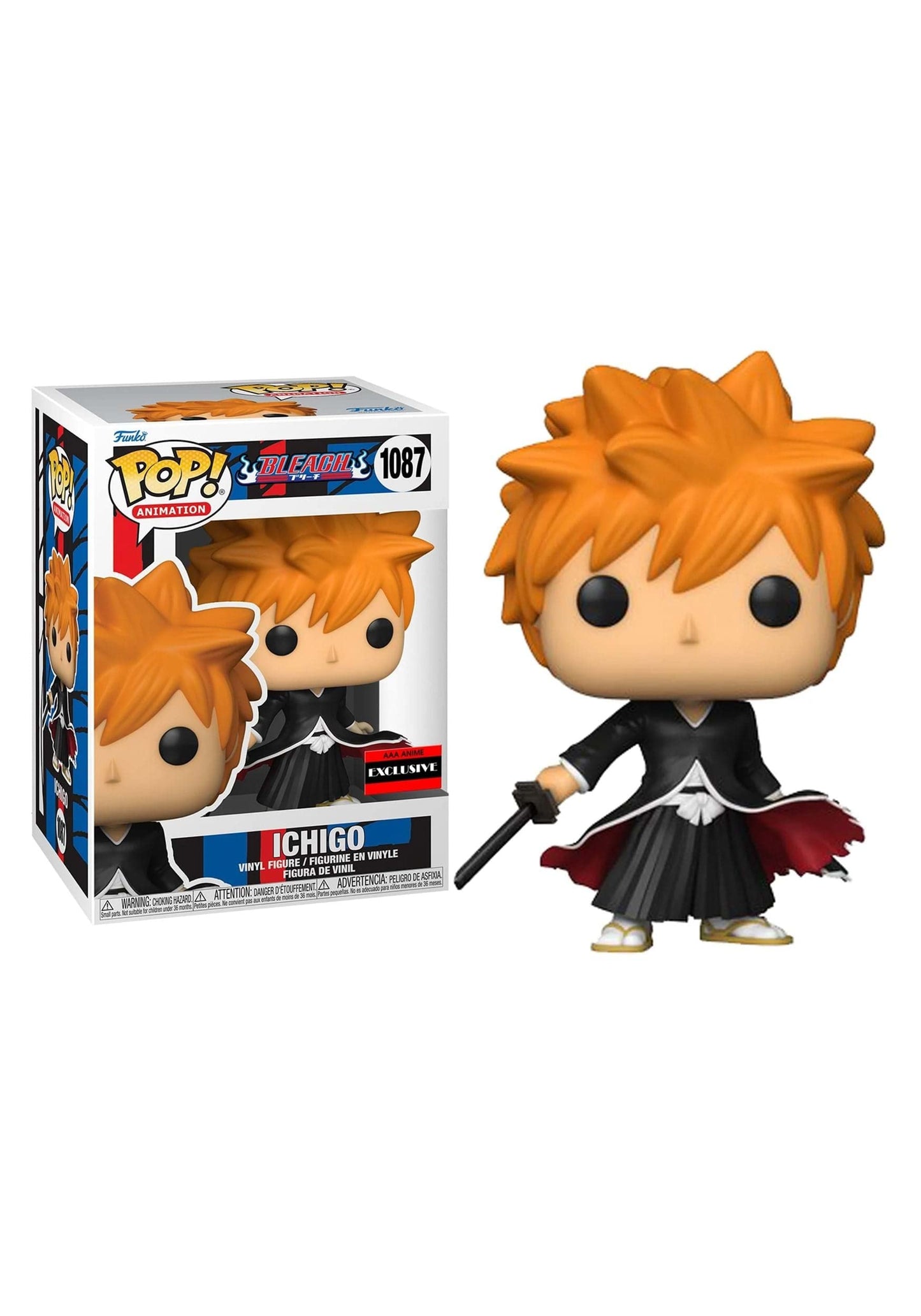 Bleach Ichigo Bankai Tensa Zangetsu Pop! Vinyl Figure - AAA Anime Exclusive