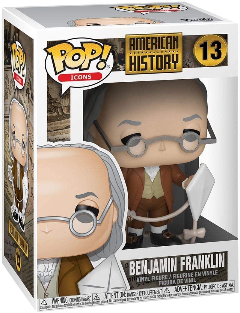 Funko Icons: History-Benjamin Franklin Action Figure, Multicolor