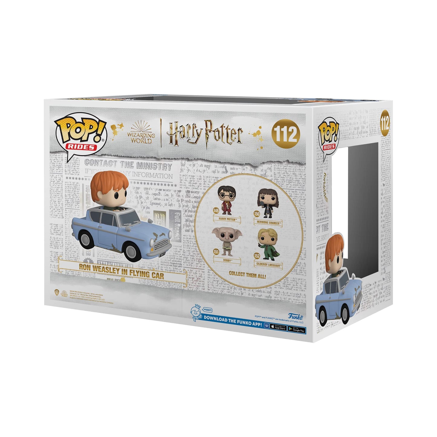 POP! Ride Super Deluxe: Harry Potter Chamber of Secrets 20th Anniv. Ron with Car