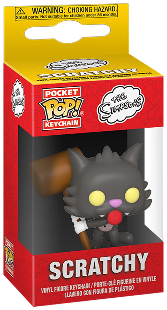 Funko Pop! Keychain: Simpsons - Scratchy