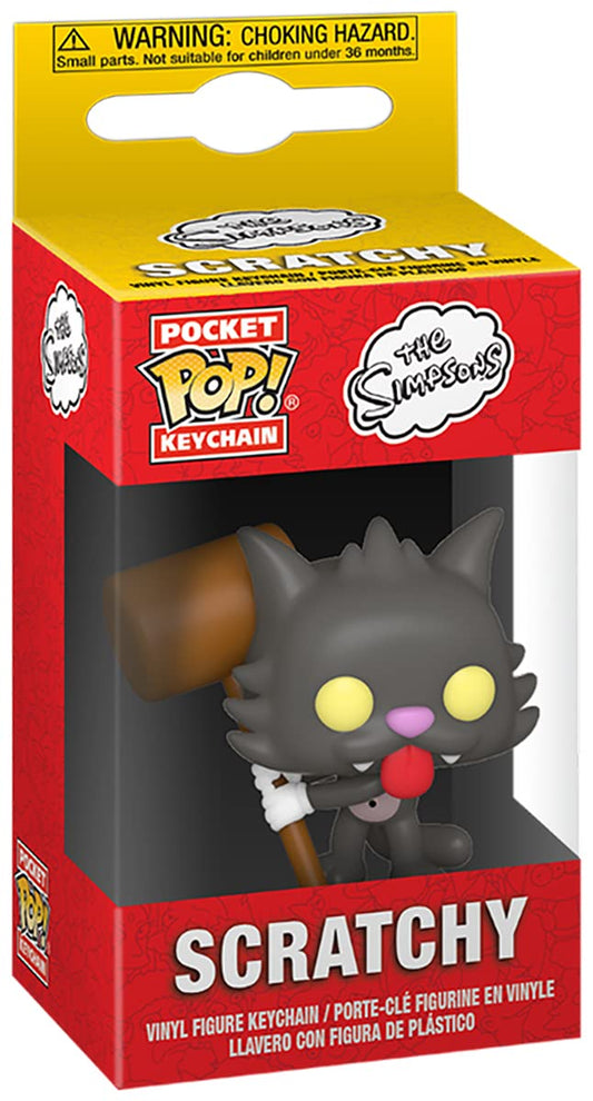 Funko Pop! Keychain: Simpsons - Scratchy