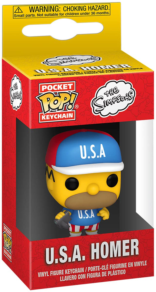 Funko Pop! Keychain: Simpsons - USA Homer