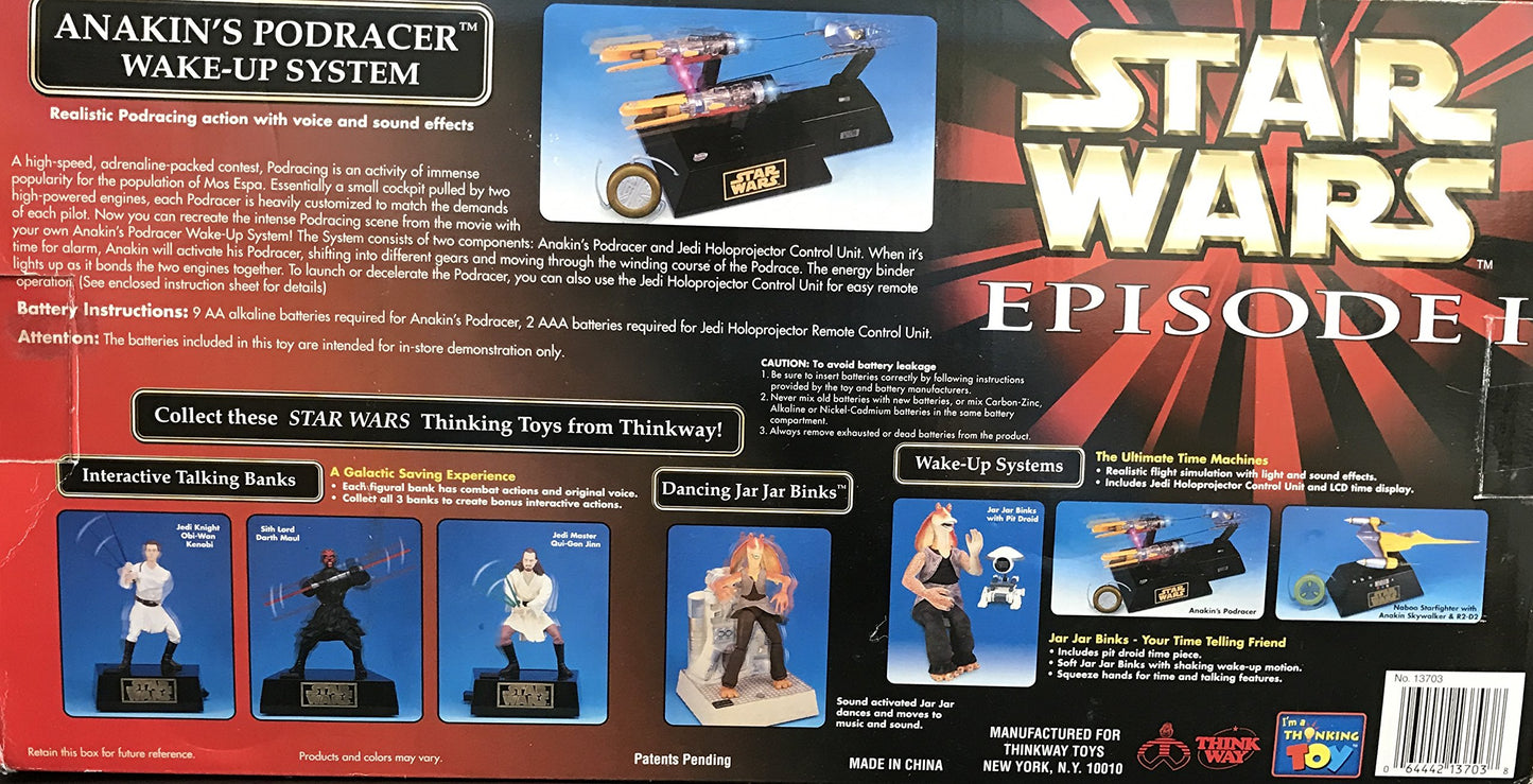Star Wars Episode I"Anakin's Podracer Wake-Up System"