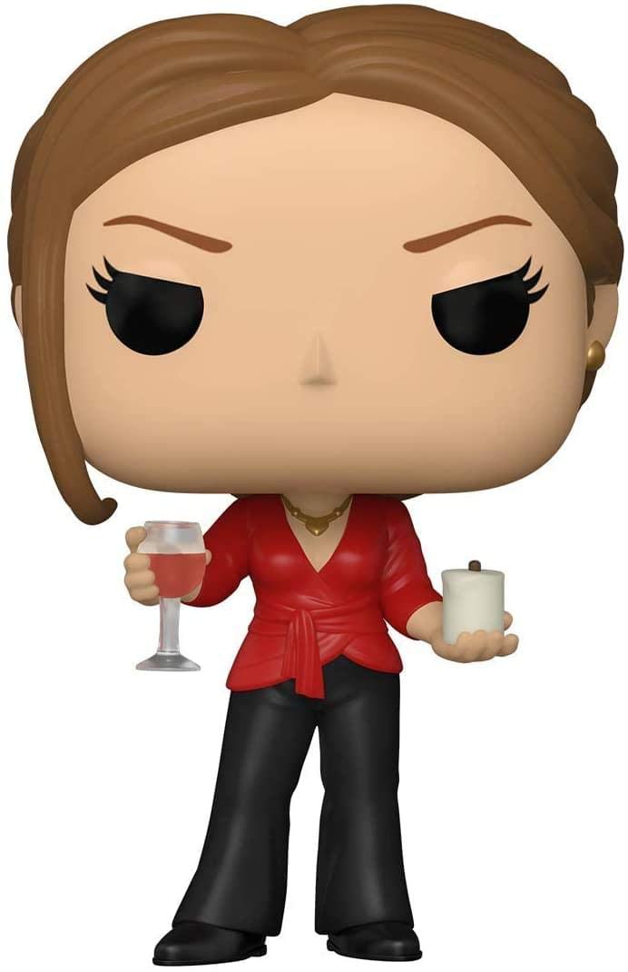 Funko Pop! TV: The Office - Jan with Wine & Candle, Multicolor, 3.75 inches