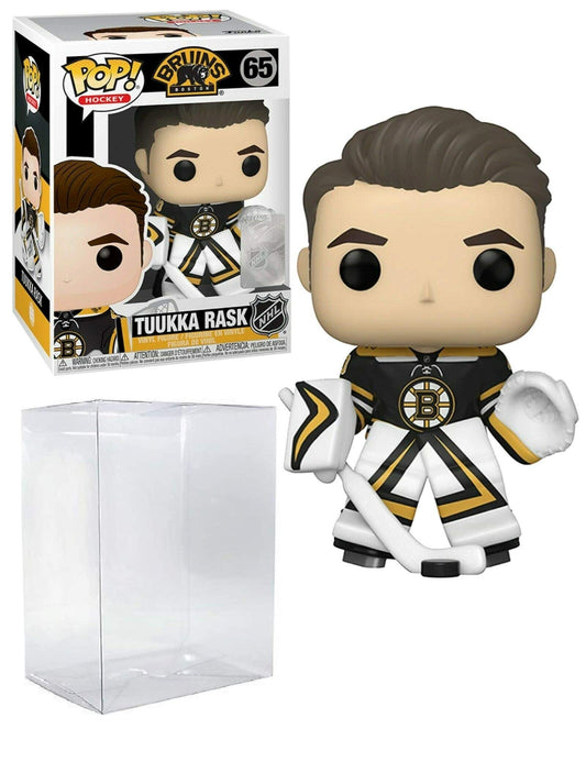 Tukka Rask Boston Bruins #65 Pop Sports Hockey Action Figure (Bundled with EcoTEK Protector to Protect Display Box)