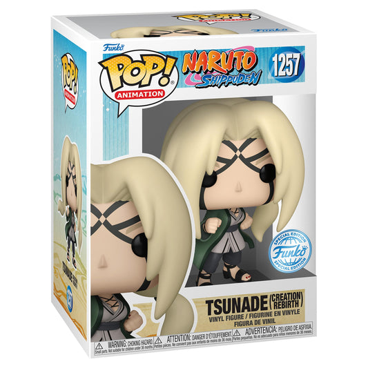 Funko Pop! Animation - Naruto Shippuden: Tsunade Senju (Creation Rebirth) #1257 - Exclusive 4-Inch Special Edition Vinyl Figure