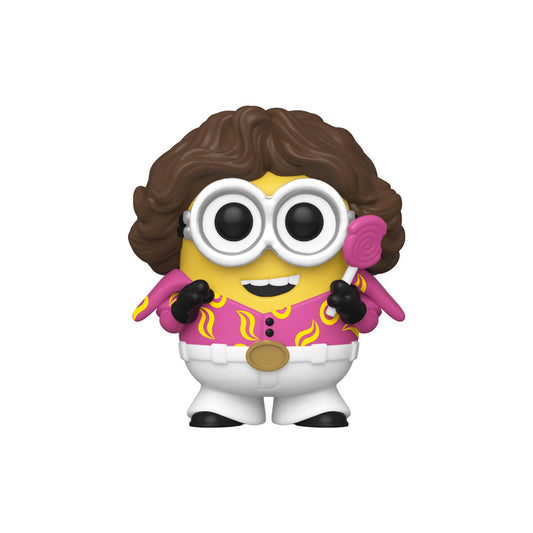Funko Pop! Movies: Minions: The Rise of Gru - 70's Bob, Multicolor, 3.75 inches