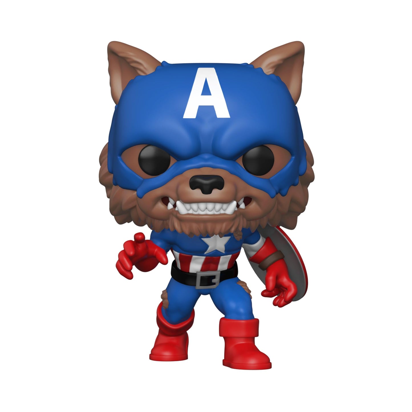 Funko Pop! Marvel: Year of The Shield - Capwolf, Amazon Funkon Exclusive Multicolor 55506