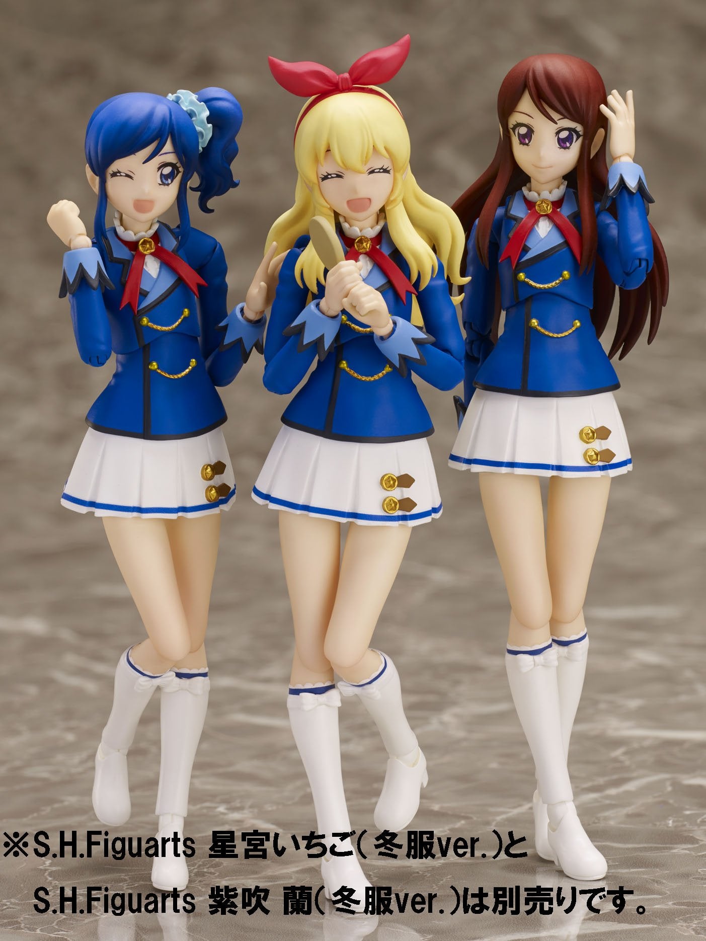 TAMASHII NATIONS Bandai S.H. Figuarts Aoi Kiriya Winter Uniform Aikatsu Action Figure