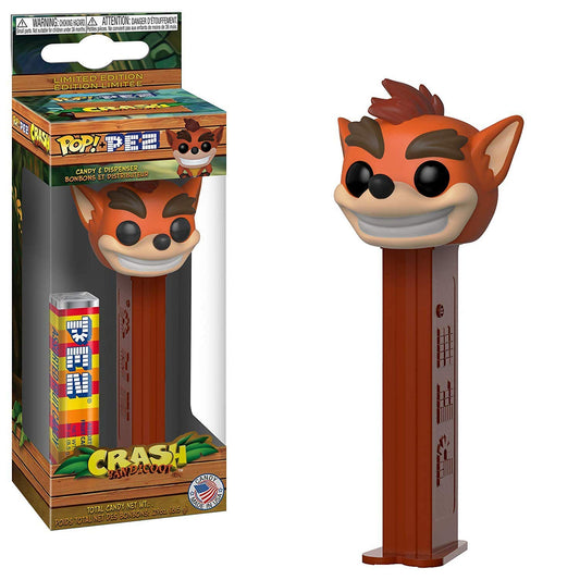 Funko 32631 Pop! Pez Crash Bandicoot Candy Dispenser, Multicolor