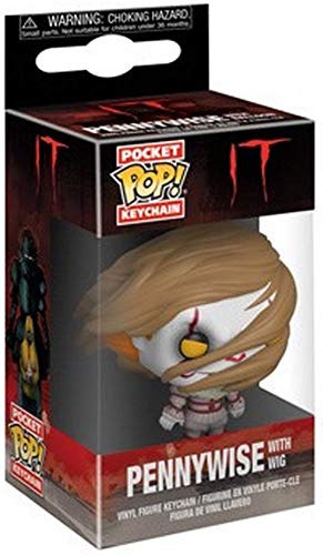 Funko Pop Keychain: Horror It-Pennywise with Wig Collectible Figure, Multicolor