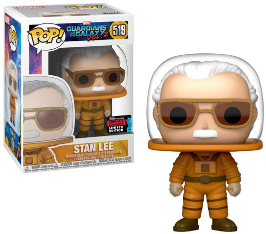 POP! Funko Convention Exclusive Marvel Guardians of The Galaxy vol.2 #519 Stan Lee Cosmonaut w/ Free Protech Case