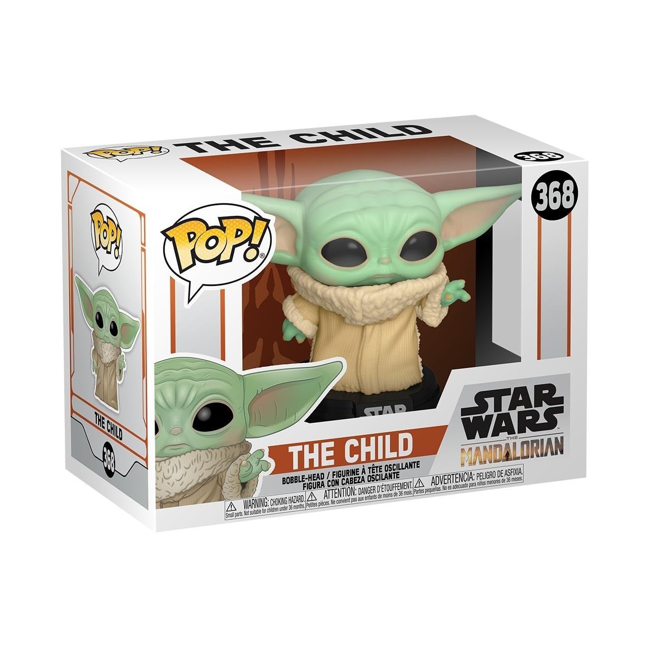 Funko Pop! Star Wars: The Mandalorian - The Child Vinyl Bobblehead, Multicolor, 3.75 inches (48740)