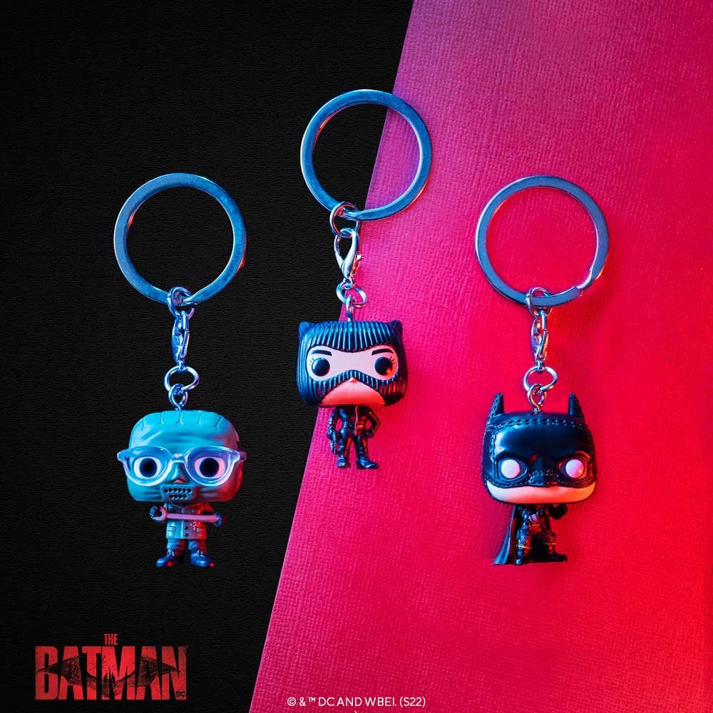 Funko Pop! Keychain: The Batman - The Riddler, Multicolor, 59285