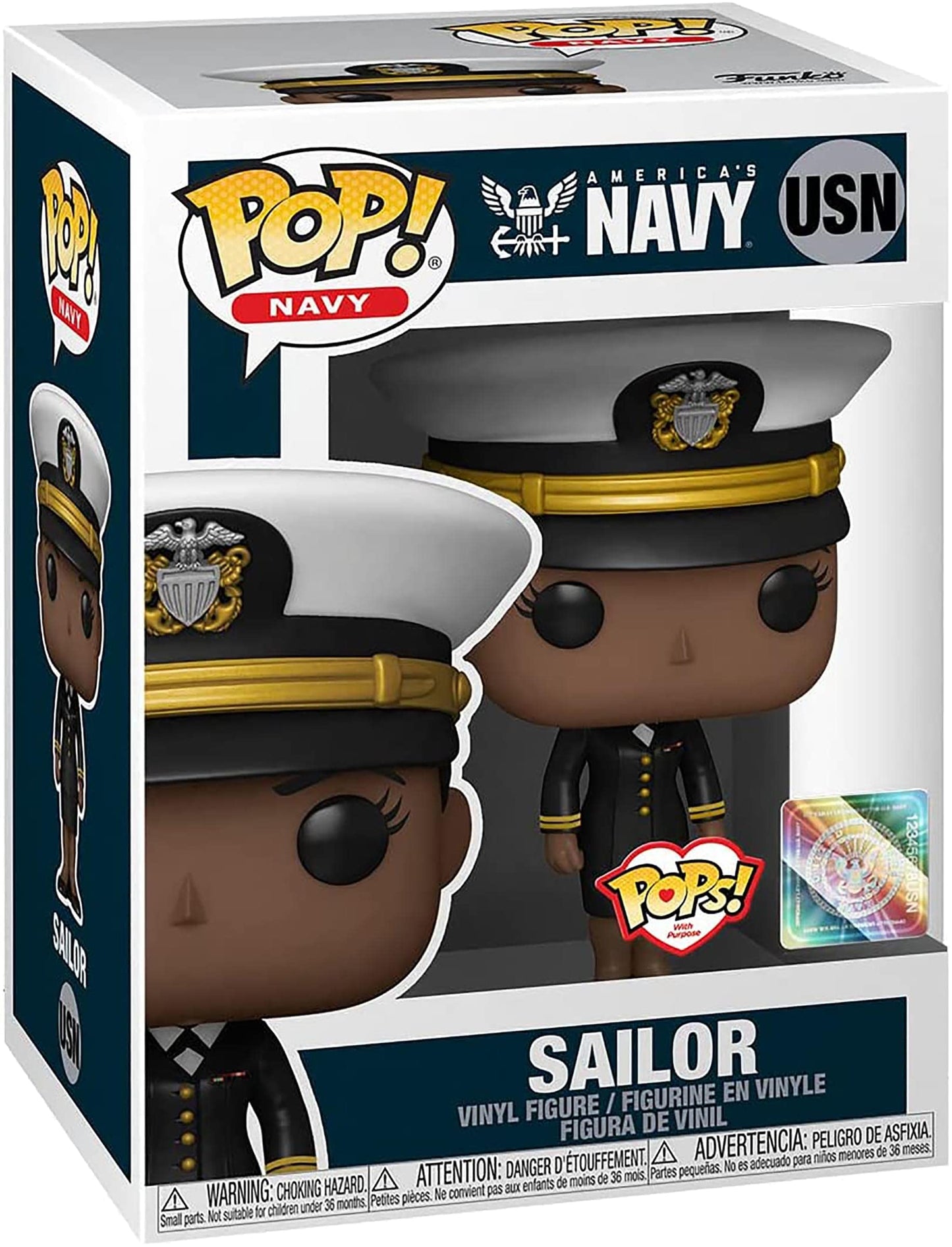 Funko Pop! Pops with Purpose: Military Navy - Female, Multicolor, 46742