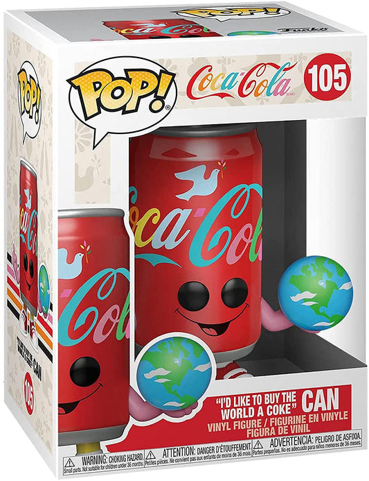 Pop Funko: Coca-Cola – “I’d Like to Buy The World a Coke” Can Multicolor Standard