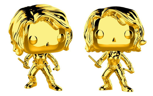 FUNKO POP! MARVEL: Marvel Studio's 10th Anniversary - Black Widow(Chrome)