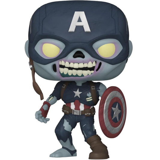 Funko Pop Marvel What If Zombie Captain America 10inch Exclusive