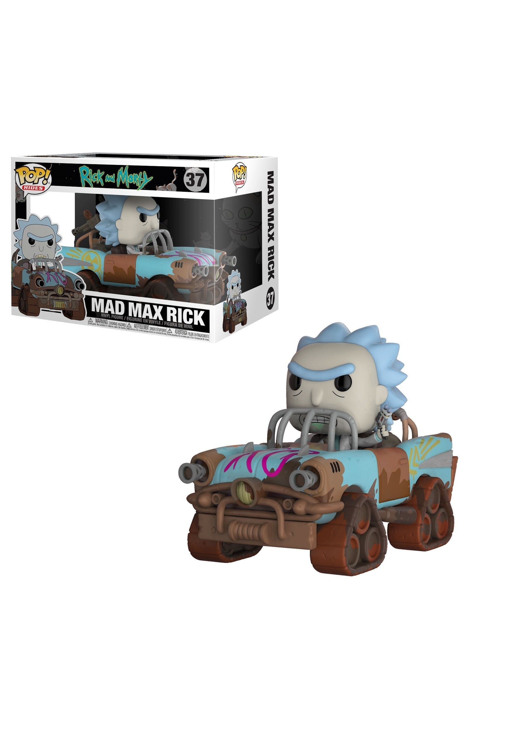Funko Pop Rides Morty-Mad Max Rick Collectible Figure