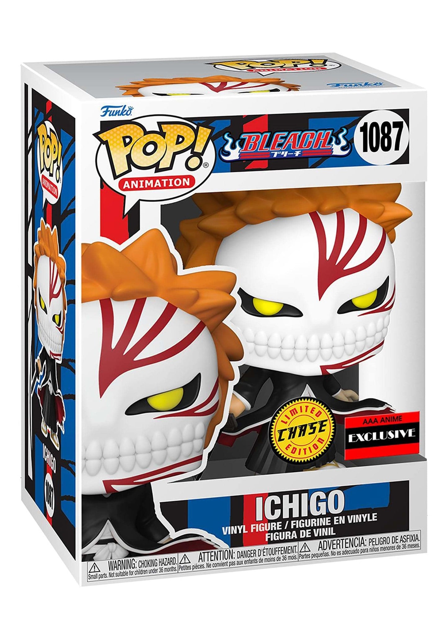 Bleach Ichigo Bankai Tensa Zangetsu Pop! Vinyl Figure - AAA Anime Exclusive