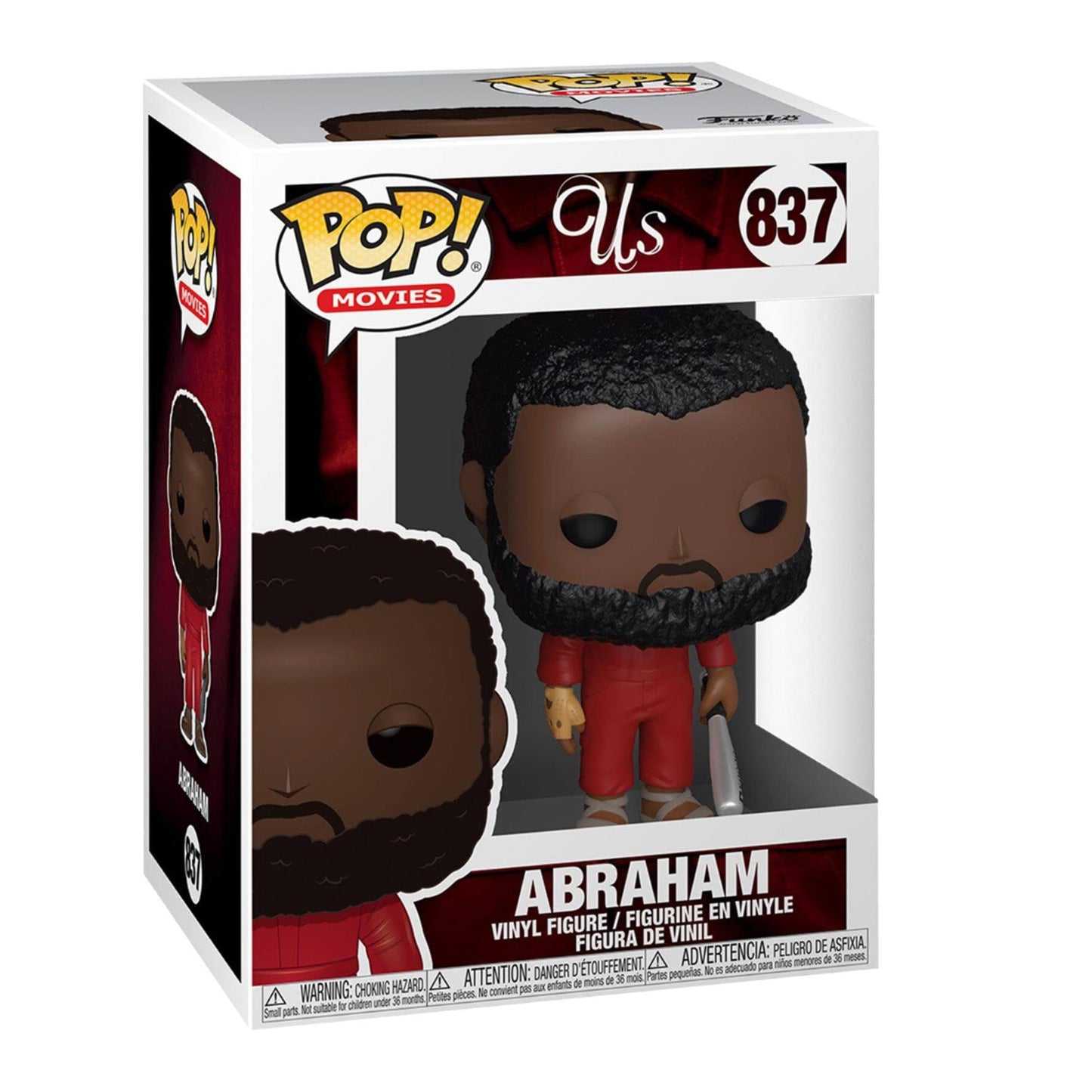 Pop Us Abraham with Bat Vinyl Figure
