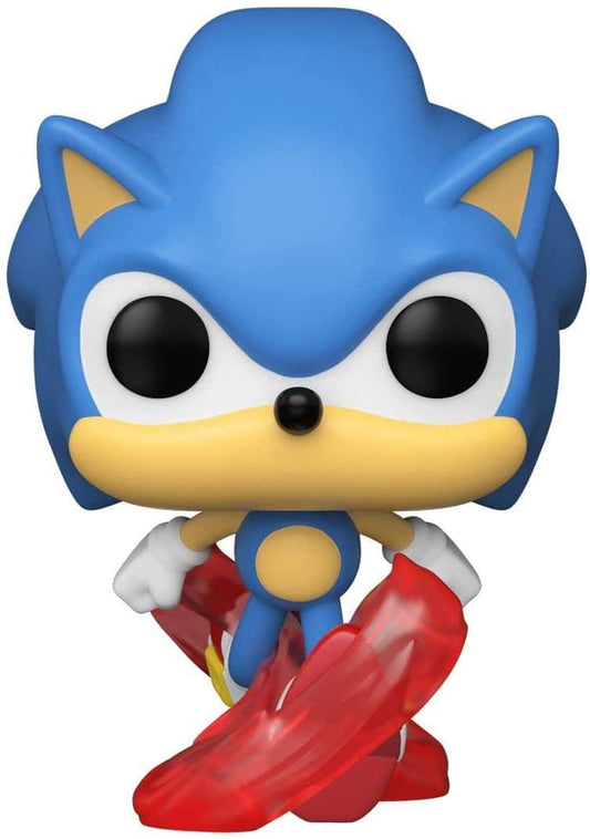 Funko Pop! Games: Sonic 30th Anniversary - Running Sonic The Hedgehog Vinyl Figure, Multicolor